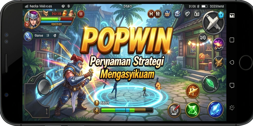 Tampilan gameplay menarik dari POPWIN yang penuh strategi.
