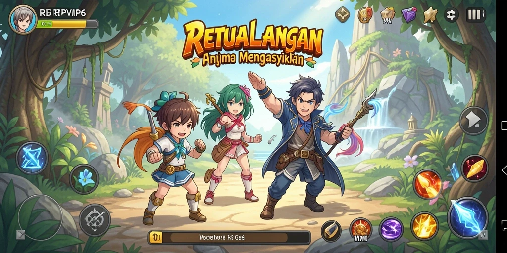 Tampilan gameplay RPVIP6 yang seru dan penuh aksi.