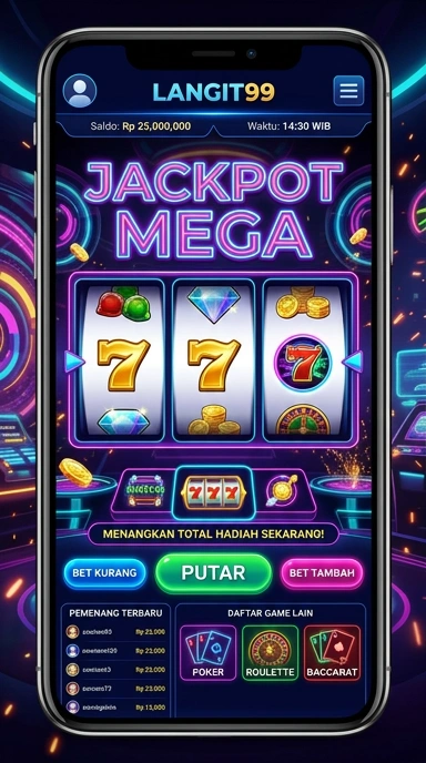 Screenshot aplikasi langit99 menampilkan berbagai kategori aplikasi yang tersedia.